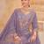 Lavender vichitra silk readymade plazzo suit with embroidery & lace work