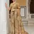 silk blend saree with premium embroidery, sequins & diamond cutwork