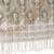 crystal cascade white & silver beaded velvet clutch