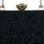 crystal cascade black & gold beaded velvet clutch