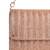 crystal cascade dusty pink & gold chevron beaded faux silk clutch