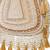 dewdrop fringe champagne gold & ivory embellished velvet potli