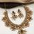 Handcrafted south indian guttapusalu necklace set