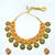 elegant green copper made kempu peacock flower motif necklace set
