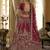 pink embroidered silk bridal lehenga set choli with dupatta with double dupatta