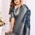 blue premium georgette art silk saree