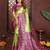 purple banarasi tissue art silk saree