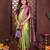 purple banarasi tissue art silk saree