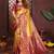 mustard banarasi tissue art silk saree