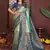 sky_blue banarasi tissue art silk saree