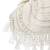 dewdrop fringe ivory, pearl & white embellished velvet clutch