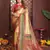 gold banarasi tissue art silk saree