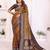brown premium south soft art silk saree