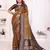 brown premium south soft art silk saree