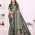 grey premium south soft art silk saree