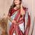 white premium south soft silk blend saree