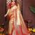 beige banarasi tissue art silk saree
