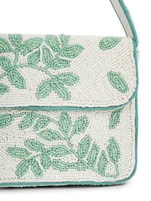beaded botanica cotton botanical beaded canvas clutch 8