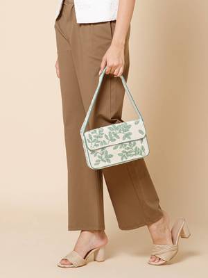 beaded botanica cotton botanical beaded canvas clutch 9