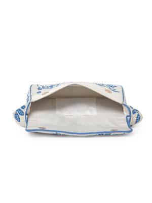 beaded botanica cotton botanical beaded canvas clutch 7