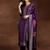 Purple Jaquard Silk Embroidery Stone Work Kurta Pant with Dupatta