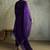 Elegant Purple Chiffon Festive Wear Saree With Diamond Work Blouse