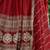 Maroon color sequins multi embroidered georgette gown with dupatta