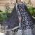 Black color viscose diable jacquard sequins embroidered work gown with dupatta