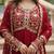 Maroon color multi sequins & zari embroidered work georgette gown with dupatta