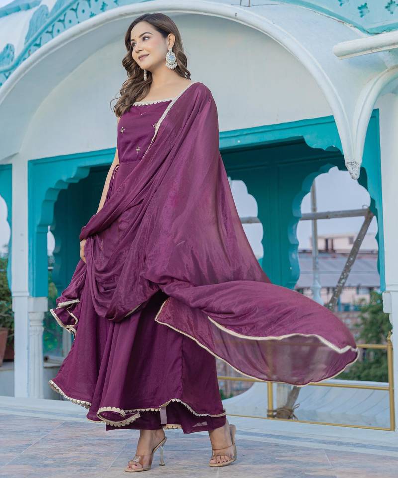 printed kurta pant with dupatta