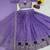 Purple Moss Shimmer Heavy Embroidery Lehenga Choli with Thread & Pipe Work Dupatta