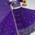 Purple Vichitra Silk Lehenga Set with Heavy Thread & Paip Val Embroidery, Full Stitched Choli&Dupatta