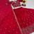 Red Vichitra Silk Lehenga Set with Heavy Thread & Paip Val Embroidery, Full Stitched Choli&Dupatta