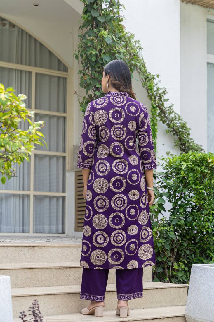 printed kurta pant with dupatta