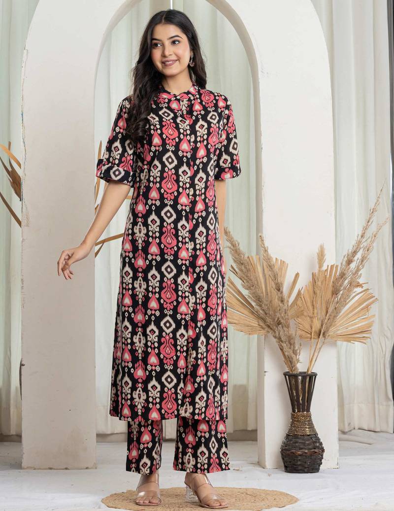 printed kurta with pant