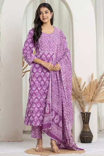printed kurta with pant