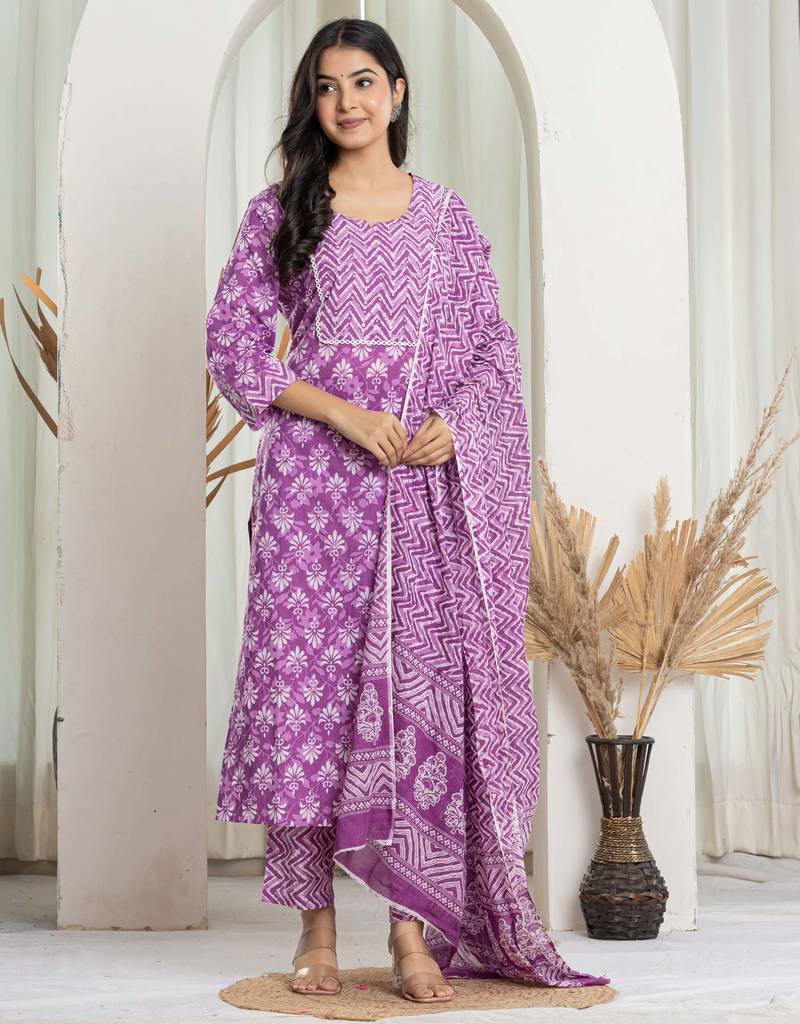 printed kurta with pant