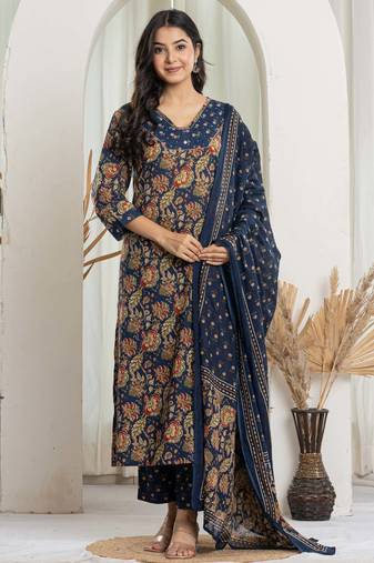 printed kurta with pant