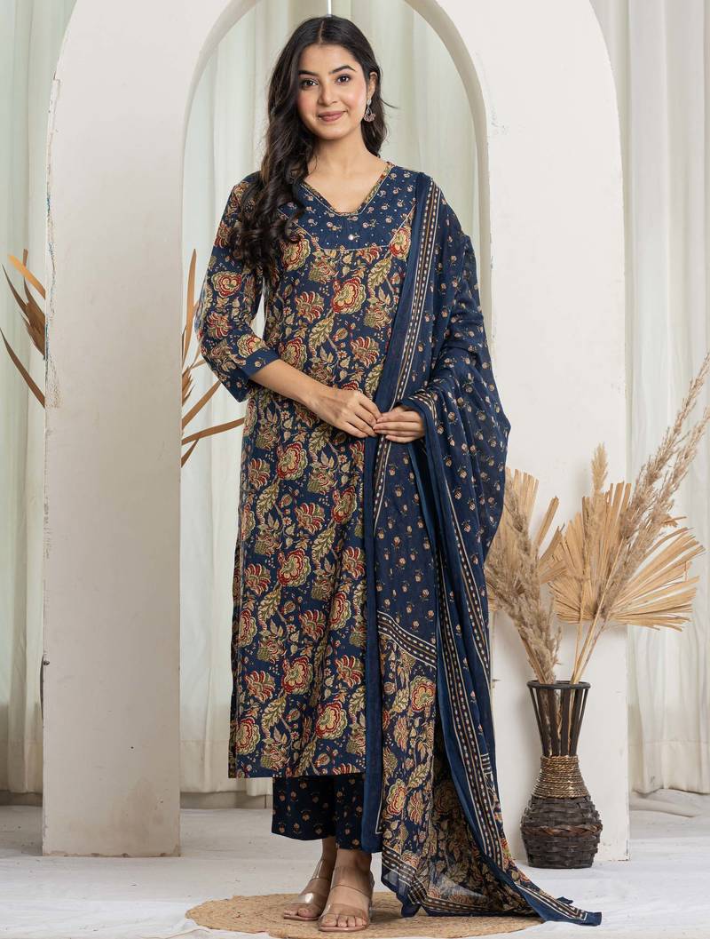 printed kurta with pant