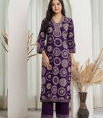 printed kurta with pant