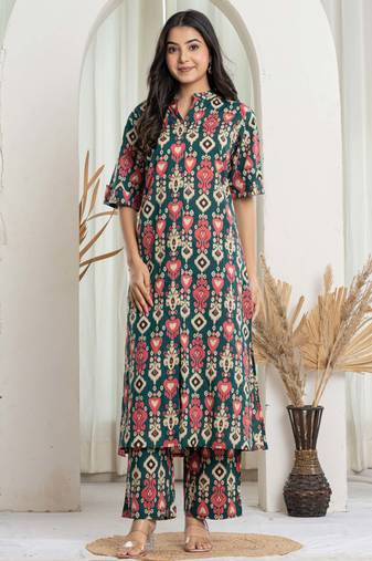 printed kurta with pant