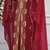 Maroon Embroidered Stitched Kaftan with Heavy Golden Work & Matching Belt