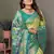 Parrot Green Color Pure Banarasi Tissue Silk Sarees 