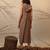Brown cotton dress
