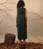 Green cotton dress