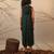 Green cotton dress