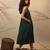 Green cotton dress