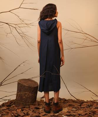 Blue cotton dress 3