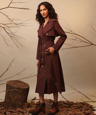 Brown cotton dress 1