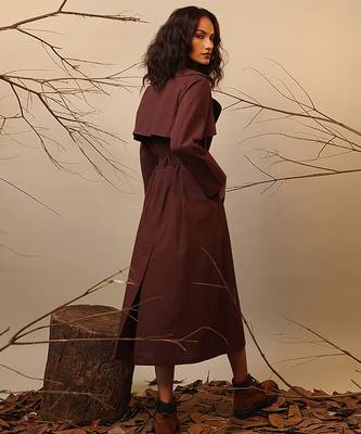 Brown cotton dress 3